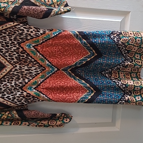 Chico's sweater with robe belt with fringes - Picture 6 of 10